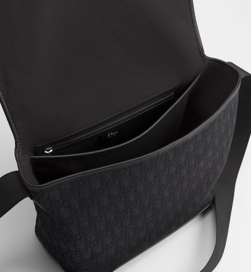디올 제트 미디엄 플랩 메신저 블랙【매장520만원대】 상세 이미지
