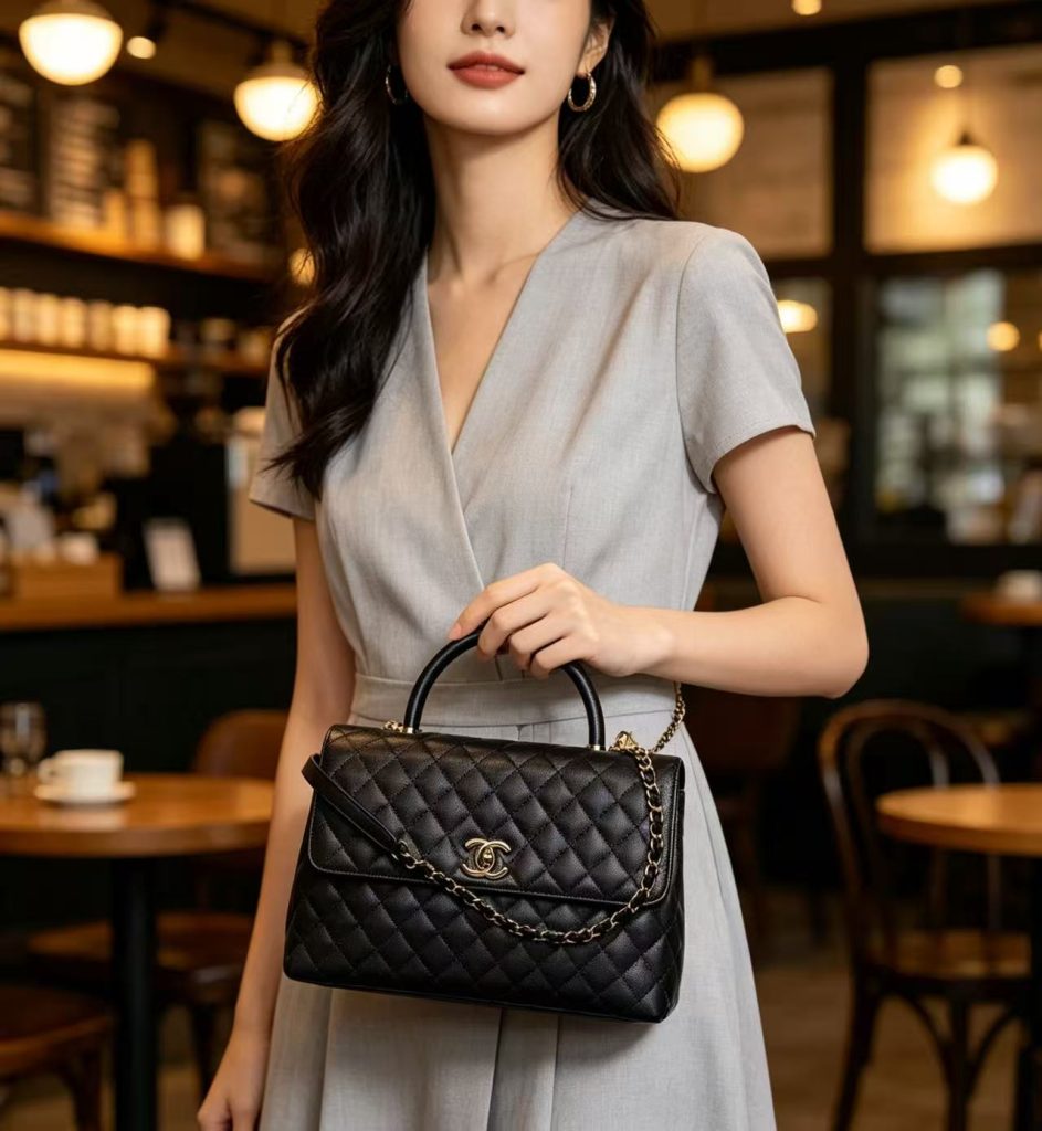 샤넬 코코핸들 맥시 캐비어 금장【매장1,300만원대】 상세 이미지
