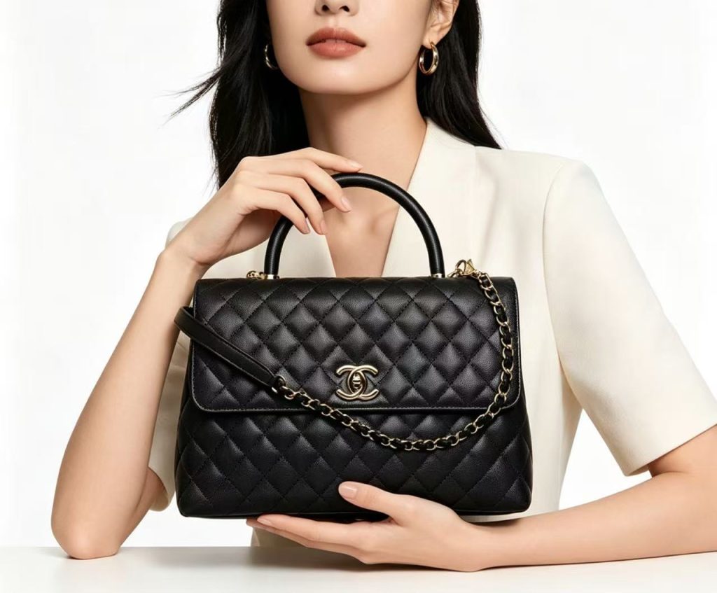 샤넬 코코핸들 맥시 캐비어 금장【매장1,300만원대】 상세 이미지
