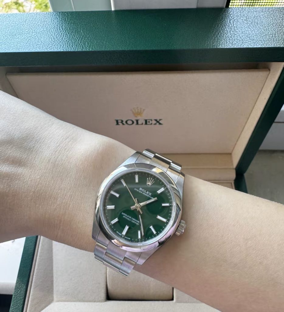 롤렉스 오이스터 36mm 그린【매장2,700만원대】 상세 이미지