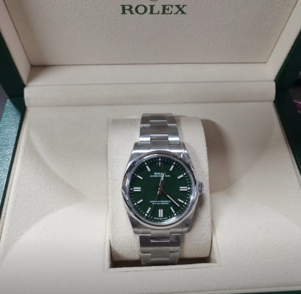 롤렉스 오이스터 36mm 그린【매장2,700만원대】 상세 이미지