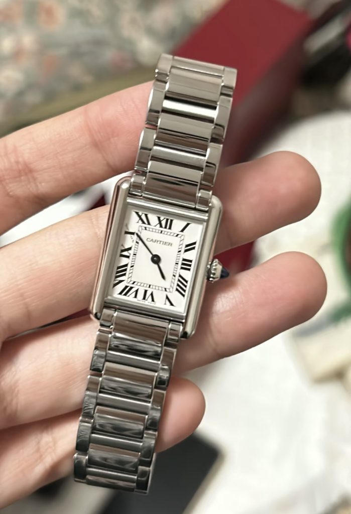 까르띠에 탱크 22mm 스틸【매장800만원대】