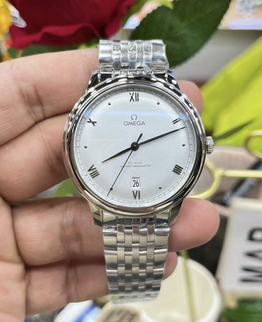 오메가 드 빌 프레스티지 코액시얼 마스터 크로노미터 40mm 실버 다이얼【매장870만원대】