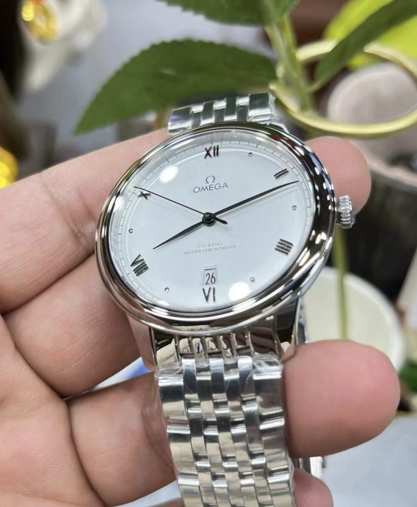 오메가 드 빌 프레스티지 코액시얼 마스터 크로노미터 40mm 실버 다이얼【매장870만원대】